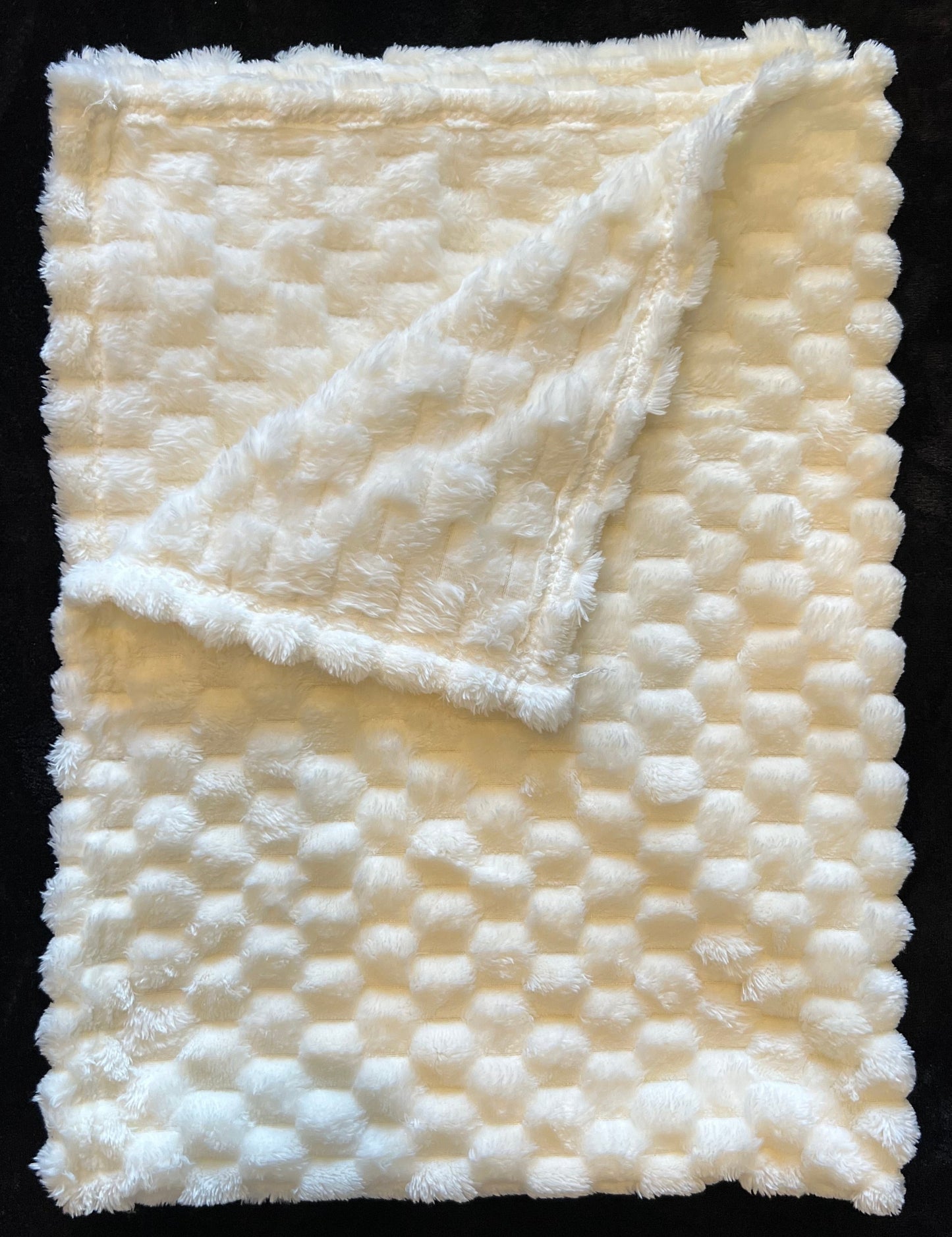 Soft Cream Baby Blanket